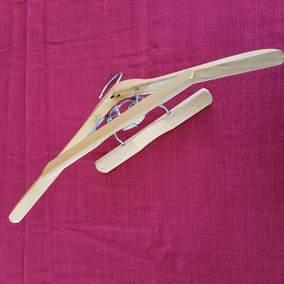 Vintage Regent 18” Solid Wood Heavy Duty Suit Hanger - Picture 11 of 14